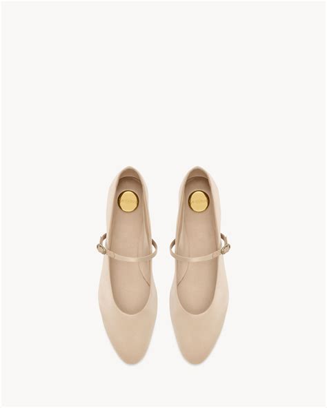 ysl slip on shoes|ysl gio ballet flats.